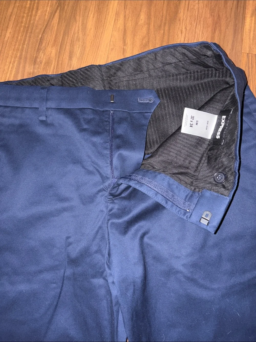 Express Men's Navy Chinos